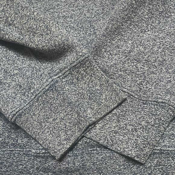 Queen's sz L quarter zip sweater grey heather red gold HoCo FoCo classic - Picture 8 of 8